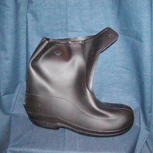 BOOTS RUBBER TINGLEY 10 " OVERSHOES SIZE 6 1/2 - 8